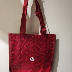Lululemon Red Tote Bag small